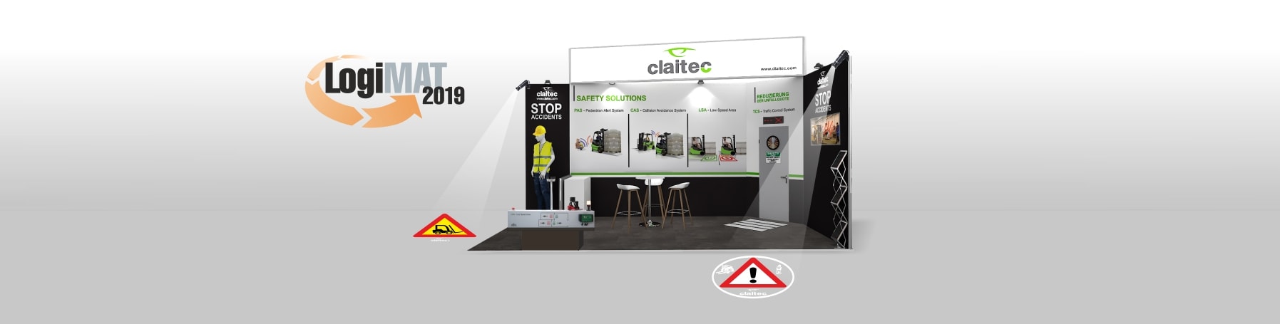Claitec logimat 2019 stand